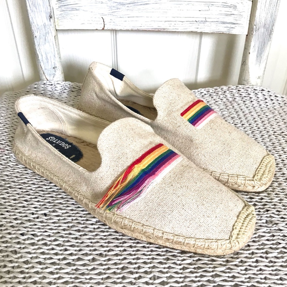 Soludos Rainbow Men’s Smoking Espadrilles